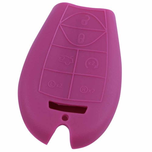 KeyGuardz Purple Rubber Keyless Entry Remote Key Fob Skin Cover Protector 